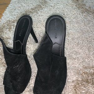 Kendall + Kylie Suede asymmetrical pumps